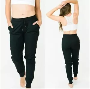 Zyia Active Trail Jogger Pant Size 6 / 8 Black Drawstring Moisture Wicking - Picture 1 of 12
