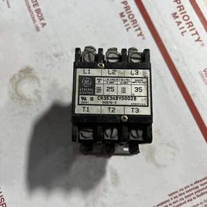 GE CR353ABY0002B 3 POLE CONTACTOR 25A 208/240V COIL Warranty ED4U #2089 - Picture 1 of 11