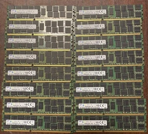 Lot of 16 Samsung 256GB DDR3 1866 MHZ PC3-14900R 2RX4 REG ECC Ram lot - Picture 1 of 2