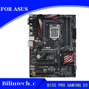 FOR ASUS B150 PRO GAMING D3 HDMI+VGA 64GB LGA1151 Motherbroad Test ok - Picture 1 of 7