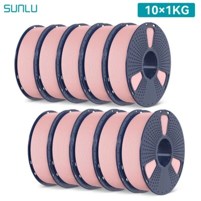 10×1KG SUNLU PLA 哑光 Meta PLA+ PETG 丝绸 ABS 1KG TPU500G 3D 打印机长丝 — 第 1/4 张图片