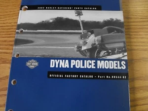 2002 Harley Davidson DYNA POLICE Models Parts Catalog P/N 99544-02 - Picture 1 of 4
