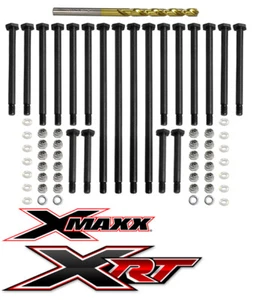 SPILLE SOSPENSIONE ANTERIORI E POSTERIORI COMPLETE IN ACCIAIO PER RC TRAXXAS 1/5 X-MAXX 6S 8S/XRT 8S - Foto 1 di 1