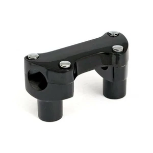 Riser OEM Style Noir Avec Pince, 2" Haut, Pour Harley - DAVIDSON - Bild 1 von 1
