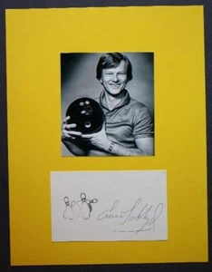 Ernie Schlegel Professional Bowler handsigniertes Autogramm 3x5 Karten Fotoset -- - Bild 1 von 1