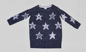 BN, GAP, Girl, Stars, Grey, Cotton, Jumper, Sweater, Top, 2, 3, 4, 5 years - Picture 1 of 5