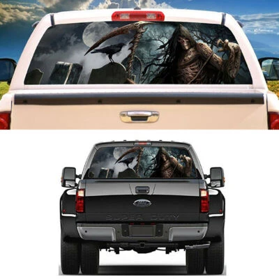 Универсальная графическая наклейка на заднее стекло автомобиля грузовика внедорожника 22 дюйма x 65 дюймов - Изображение 1 из 4