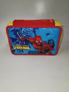 Spider-Man Coloring Pencils Multi-Zippered Case - Picture 1 of 3