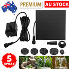 Solar Pond Pump Submersible Water Feature Outdoor Garden Water Fountain 5 Shape