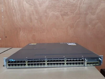 Cisco Catalyst WS-C3750X-24p-L 24-Port 1GbE L3 Managed 1U Switch + C3KX-NM-1g - Image 1 of 3