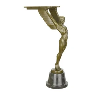 Estatua de bronce de Ícaro - Escultura de hombre alado Art Deco - Estatuilla de mitología griega - Imagen 1 de 6