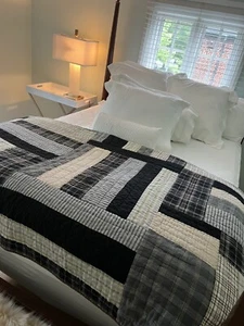 Pottery Barn Patchwork Wendequilt - Full/Queen - Bild 1 von 4