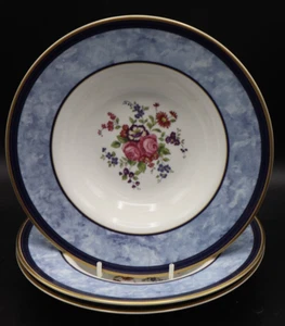 Royal Doulton Centennial Rose 3 x Rimmed Bowls - Picture 1 of 2