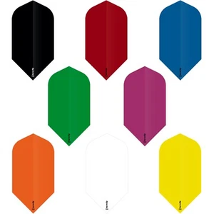 Super Thick Tough Dart Flights Slim DSX 150 5 Sets (15) Plain Colours - Picture 1 of 10