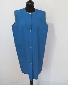 Bata de culto de peluquería talla 44 mujer nailon vintage K706 - Imagen 1 de 3
