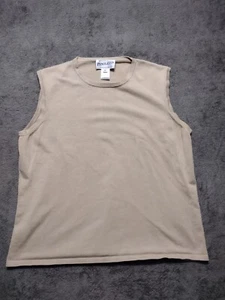 Pendleton Sweater Vest Mens XL Sleeveless Brown Silk Nylon Blend Soft Casual - Picture 1 of 7