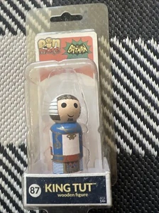 King Tut Wooden Figure 87 Batman Classic TV Series Pin Mate - Picture 1 of 5