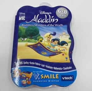 NEW Disney Vtech Smartridge Aladdin's Wonders of the World Cartridge V Smile - Picture 1 of 4