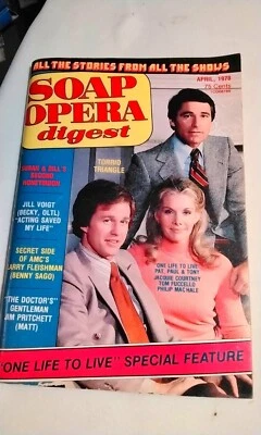 SOAP OPERA Digest April 1978 ONE LIFE to LIVE Torrid Triangle - Image 1 of 3