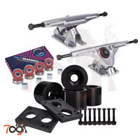and Hardware Set Cal 7 121mm Silver Trucks with Wheels Bearings
