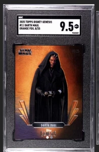 2025 Topps Disney Genesis - (Darth Maul) #11 (8/25) Orange Foil (Highest Grade) - Picture 1 of 2