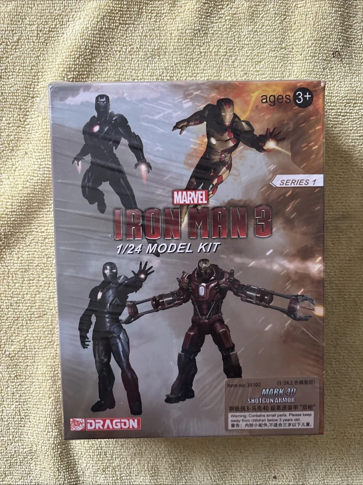 DRAGON MODELS #35102 IRON MAN 3 HYPERVELOCITY SUIT 1/24 NEW IN BOX - Image 1 of 3