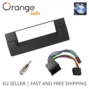 BMW 5 SERIES E39 Single Din Fitting Kit Fascia Car stereo Installation Round Pin - Picture 1 of 1
