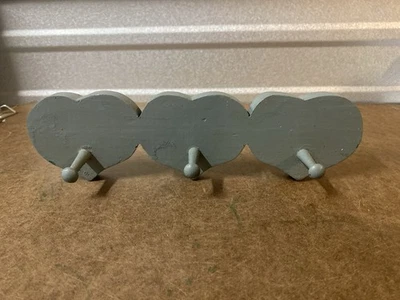 Vintage Cottage 4 Wood Hearts Hanging Wall Decor - Image 1 of 4