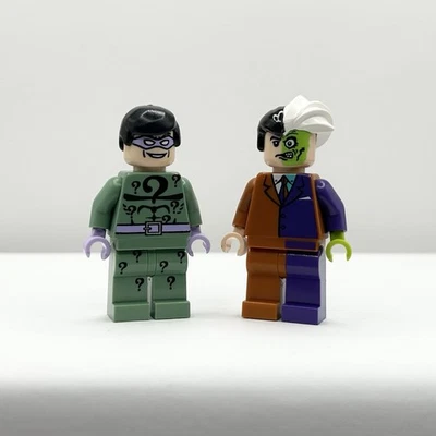 LEGO Batman 1 Videojuego 2006 Personalizado Dos Caras y Acertijo Pad Impreso Minifiguras Foto 1 de 2