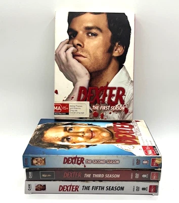 Dexter - Complete Seasons 1 2 3 5 DVD VGC PAL Region 4 Free Shipping - image 1 of 4