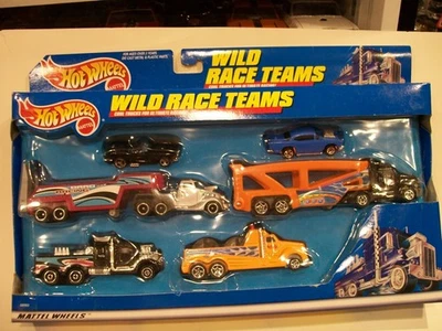 Hot Wheels Wild Race Teams Kmart Exclusivo 58 Corvette y 57 Chevy Bel Air 1999 Foto 1 de 3