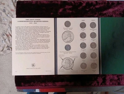 1999-2008 50 State Commemorative Quarters! COMPLETE. COA. - Image 1 of 4
