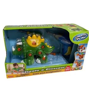 Create a Dinosaur Create and Play Build a Triceratops MINT-Entwicklungsspielzeug Neu - Bild 1 von 6