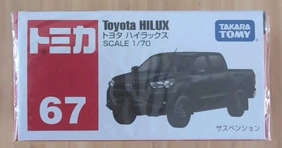 TAKARA TOMY TOMICA #67 TOYOTA HILUX Diecast Model Pickup Truck 1/70 SCALE NEW - Image 1 of 4