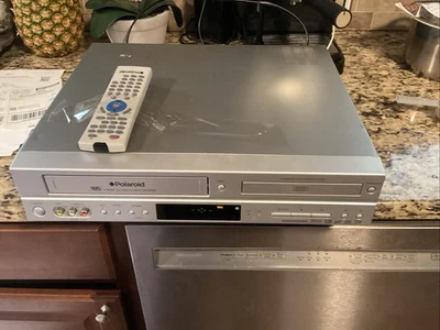 Polaroid DVC-2000 DVD/VCR Combo Reproductor VHS Cassette Grabadora 4 Cabezales HiFi Foto 1 de 2