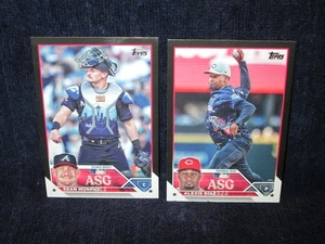 (4) 2023 Topps Update Parallel Black Baseball Card Lot Murphy Diaz Franco - Bild 1 von 4