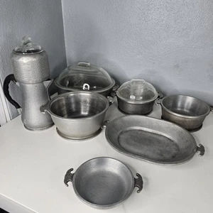 Vintage Lot of 9 Guardian Service Ware Cast Aluminum Cookware - Picture 1 of 11