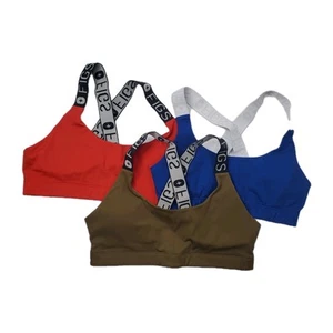 Lotto Reggiseno Sportivo Figs Oliva, Rosso, Blu Performance Sottoscrub Taglia Med - Foto 1 di 12