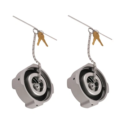 3.5" Tank Cap for Freightliner Columbia M2-112 2001-2022 0334466002 Keys - Изображение 1 из 4