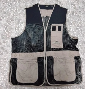 Redhead Men’s Hunting Vest Fishing Shooting Skeet Khaki Black Mesh 2XL/3XL  - Picture 1 of 4