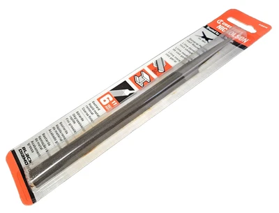 21881N Nicholson 6" Half Round Bastard File Double Cut Carded Packaging - Image 1 of 4