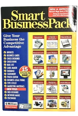 2006 Smart Business Pack 2 CD ROM Software For Windows 98/ME/2000/XP/Vista - Image 1 of 4