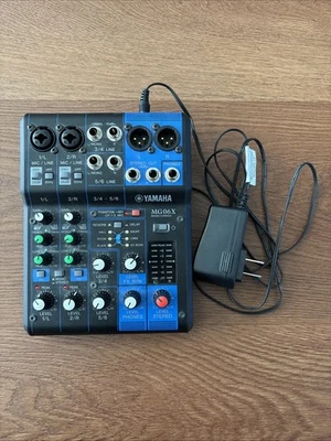 Yamaha MG06X 6-Channel Mixing Console with Effect - Image 1 of 4