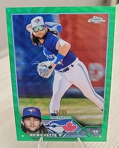 Bo Bichette 2023 Topps Chrome Green Refractor /99 #11 Toronto Blue Jays - Bild 1 von 6