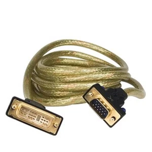 NEW - GoldX VGA Male to DVI Male 10 foot Monitor Cable GXDV-AV-10 - Picture 1 of 1