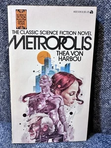Mid 1970's Metropolis by Thea Von Harbou - ACE Sci-Fi Classic Paperback BIN205 - Picture 1 of 12