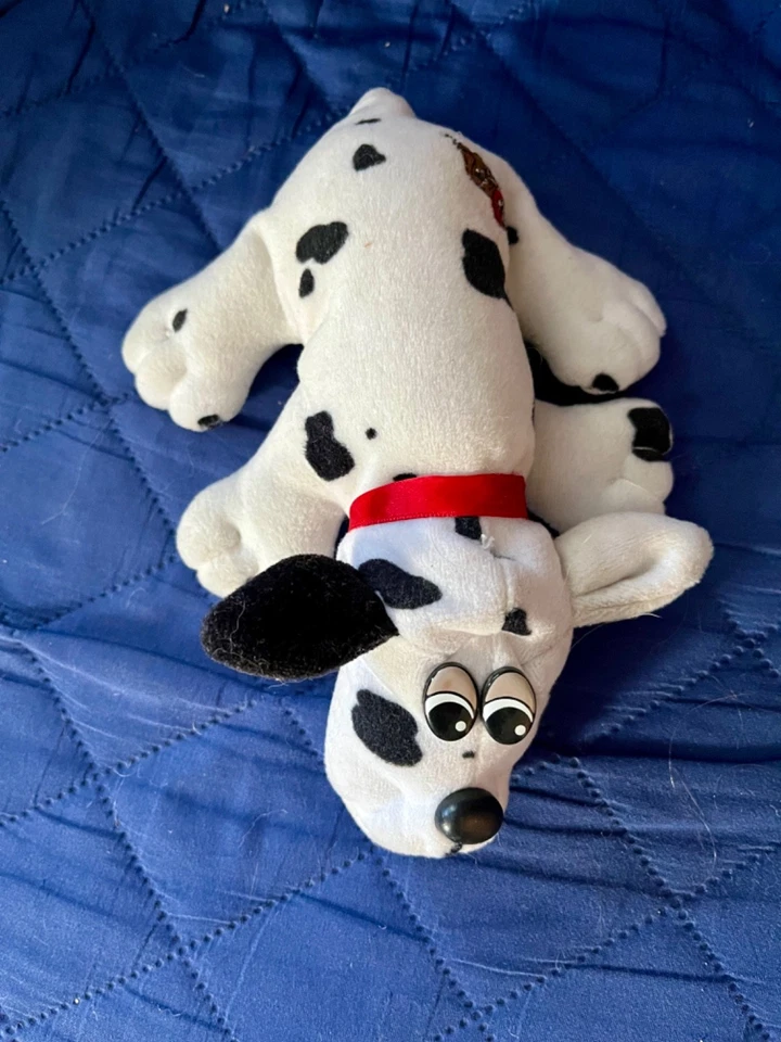 Tonka Pound Puppy Dalmation Red Collar Plush stuffed animal 7” - Image 1 of 1