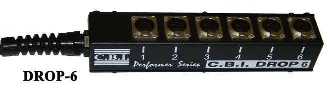 CBI Drop 6 Channel Pro Drop Snake 50ft XLR - Image 1 of 1