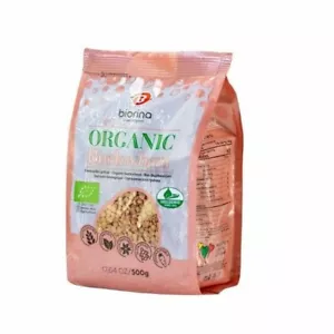 Organic Buckwheat Groats Biorina 500g 28.2oz (Pack of 4) Grechka Гречка - Picture 1 of 2