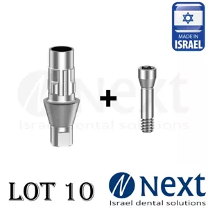 Posten x 10 T Base CAD Nocken Straumann BL NC Titan 2 mm kompatibel Schraube Abutment - Bild 1 von 5